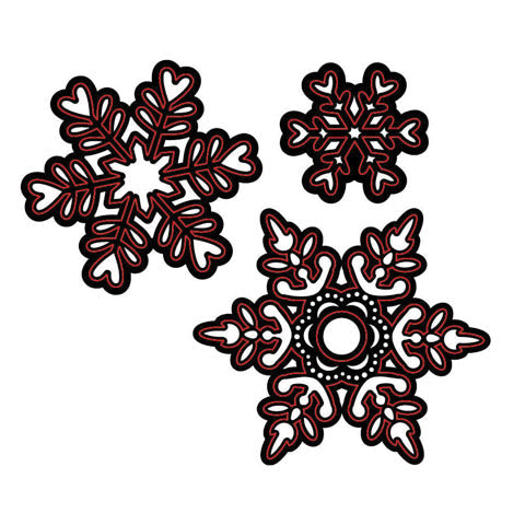 Assorted Snowflakes - Die Cut Die