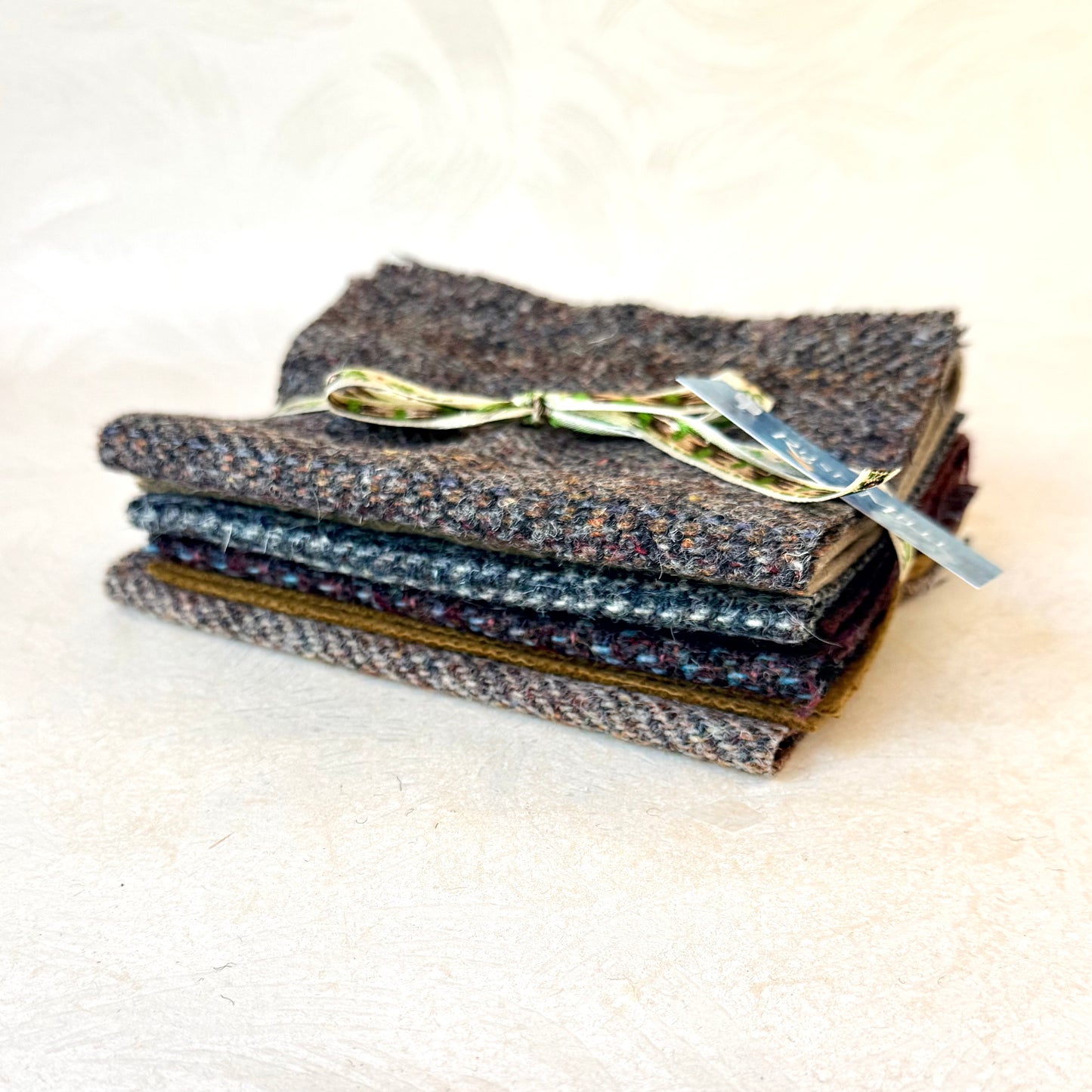 Wool Tweed Fabric Pieces