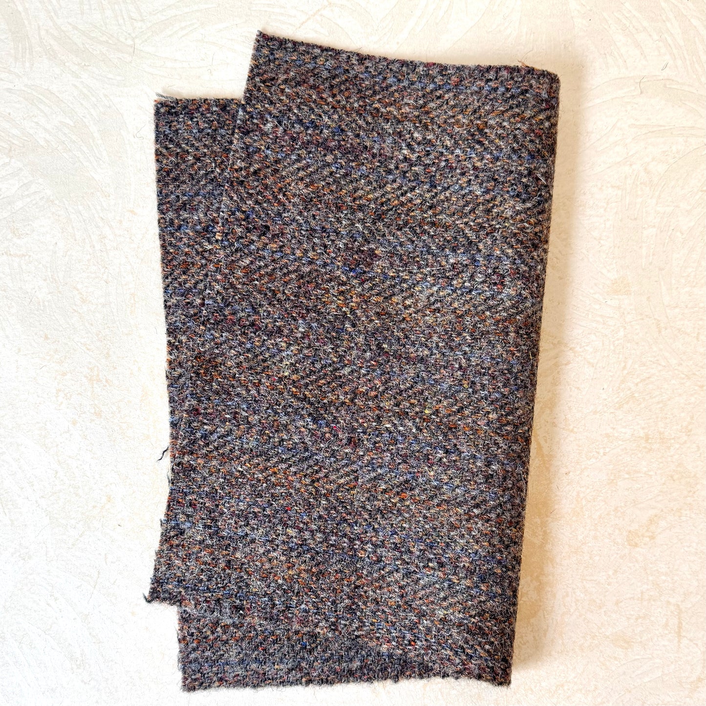 Wool Tweed Fabric Pieces