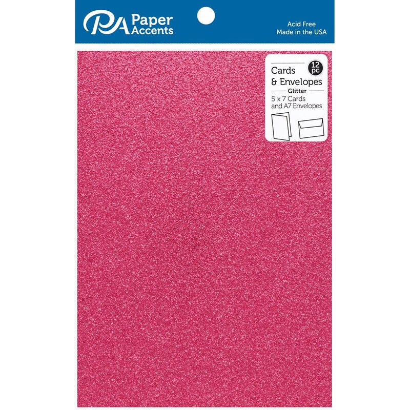Glitter Blank Card and Envelope Sets - A7