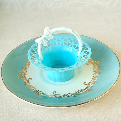 Blue Lace Vintage Treat Baskets