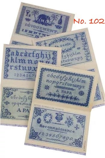 Sajou Cross Stitch Mauve Albums