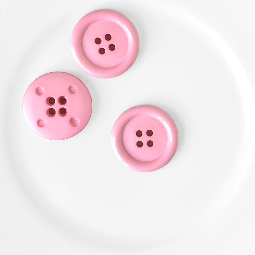 35MM 4 Hole Pink Button