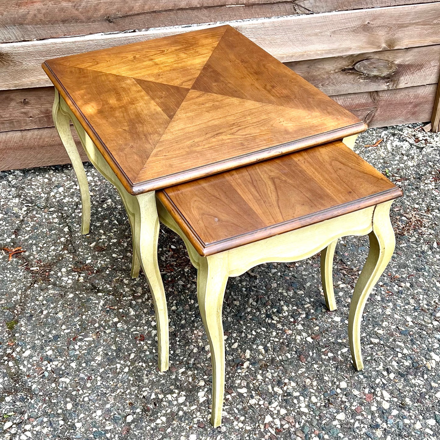 Vintage Drexel Heritage French Nesting Tables