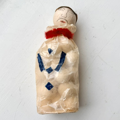 Vintage Spun Cotton Balls Favor Bag