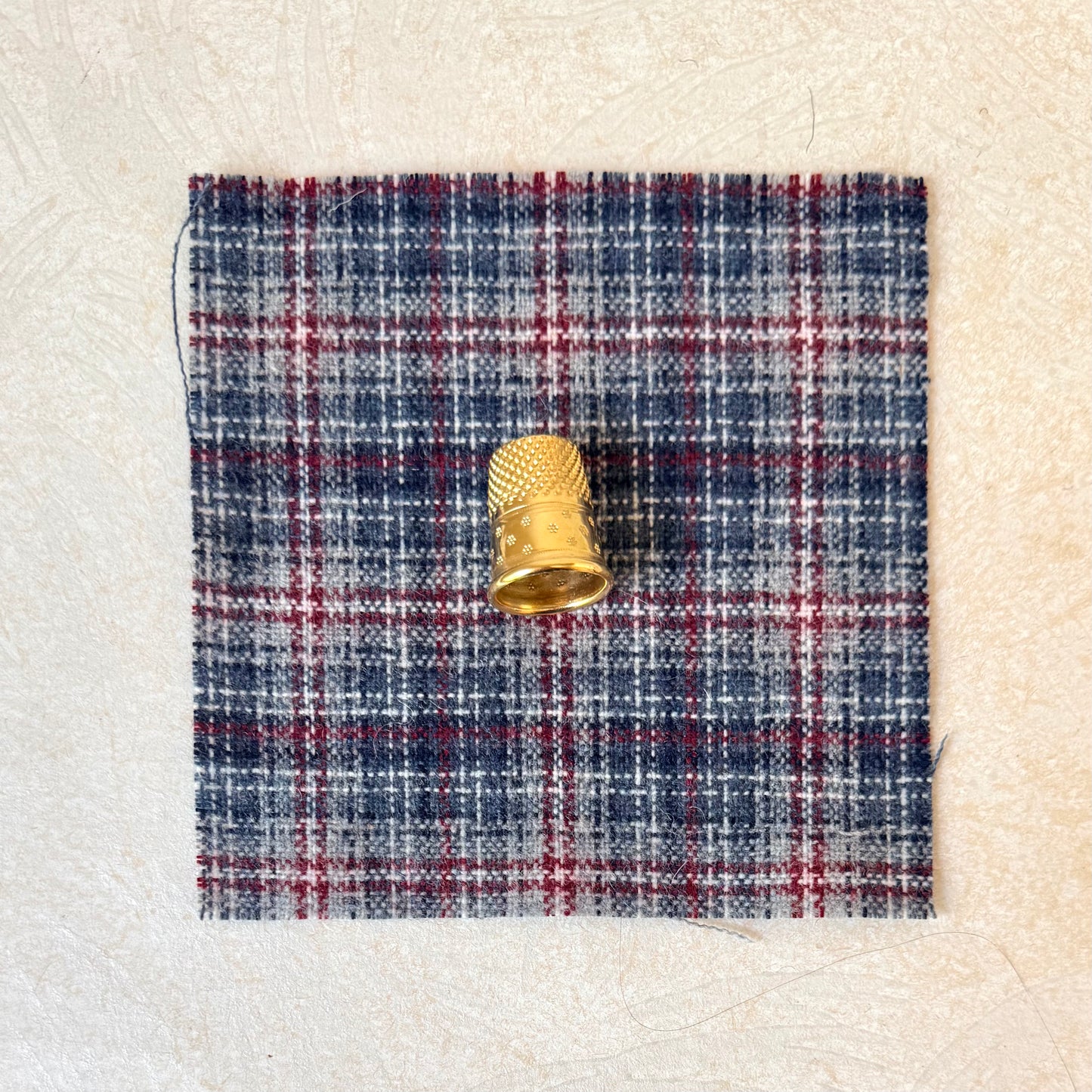 Wool Tweed Fabric Pieces
