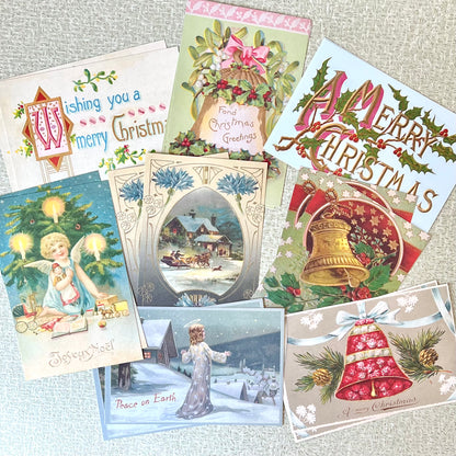 Vintage Christmas - Set of PostCards