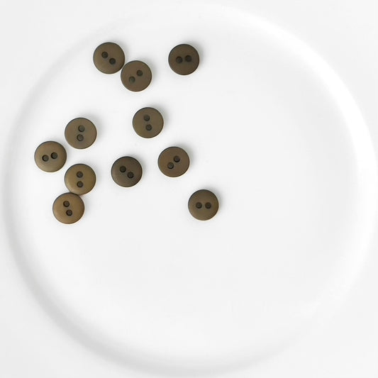 11MM 2 Hole Buttons - Vintage - Multiple Colors