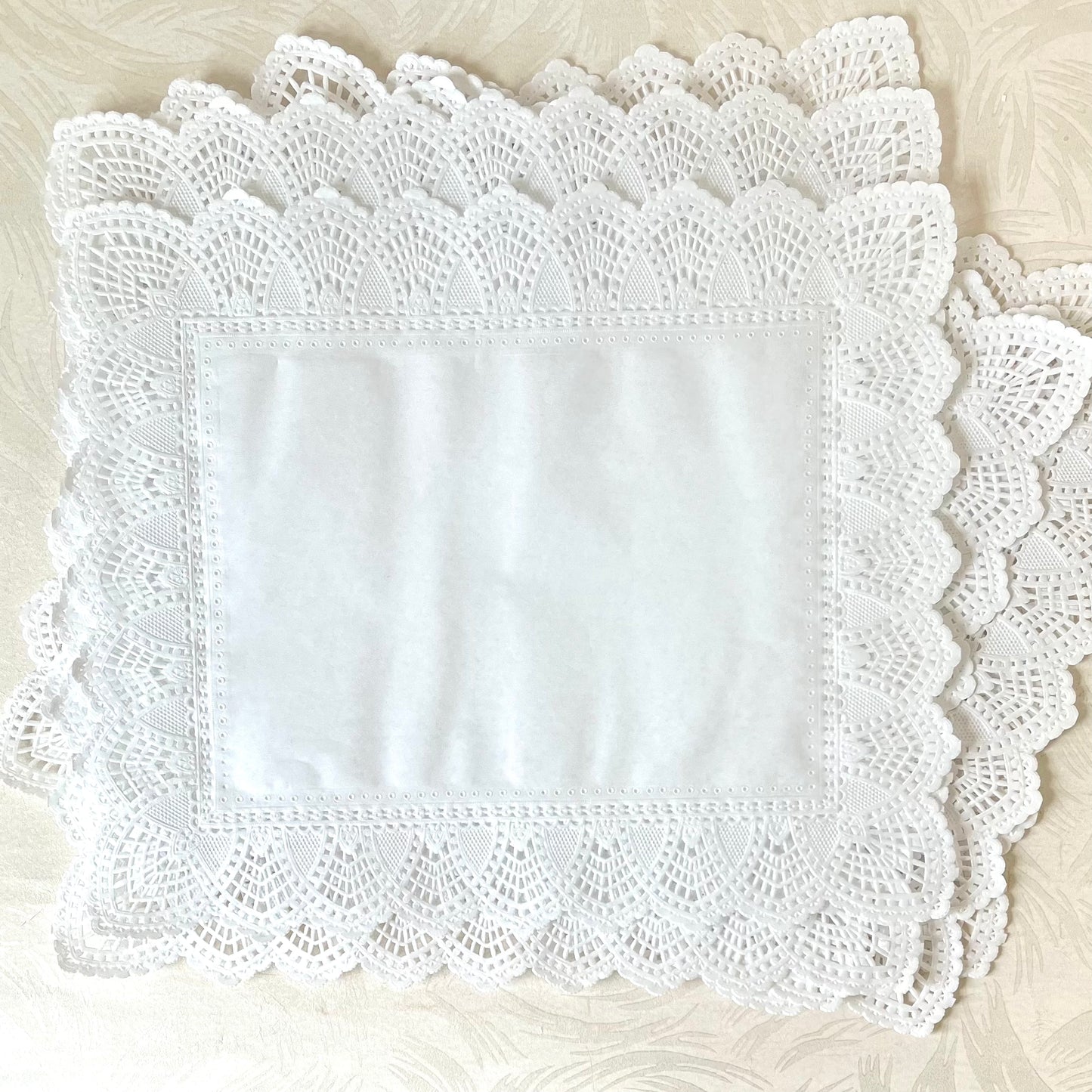Rectangle Paper Cake Doilies -10