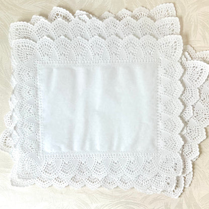 Rectangle Paper Cake Doilies -10