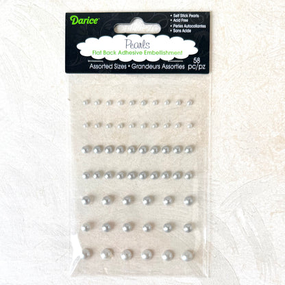 Pearls - Flat Back Adhesive