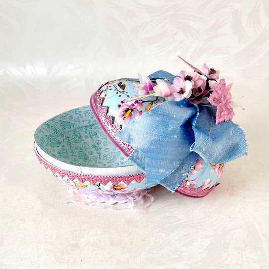 Floral Egg Box - Handmade
