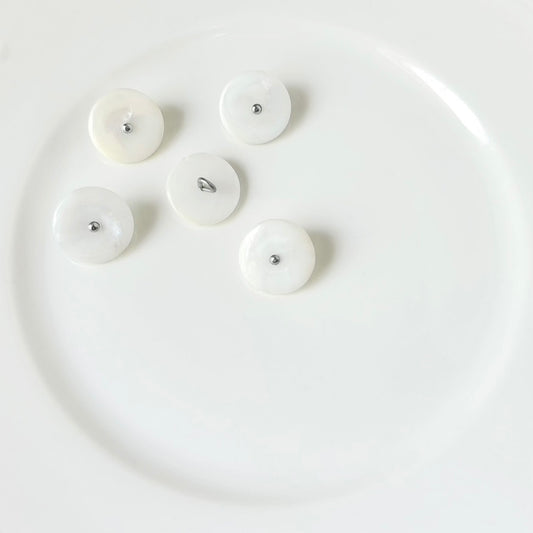 13-20MM MOP Pin Loop Shank Buttons - Vintage
