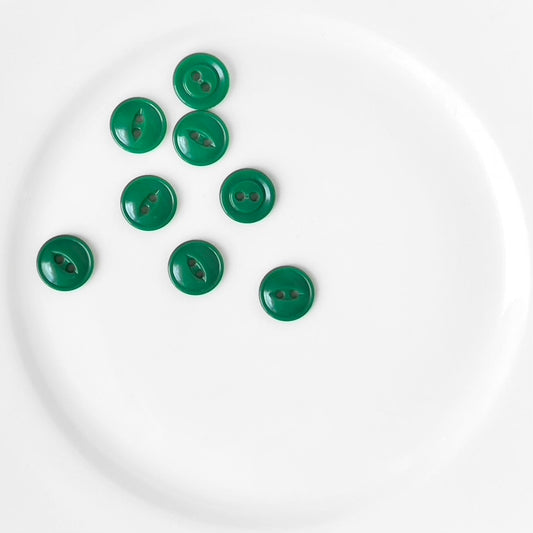 14MM 2 Hole Green Button