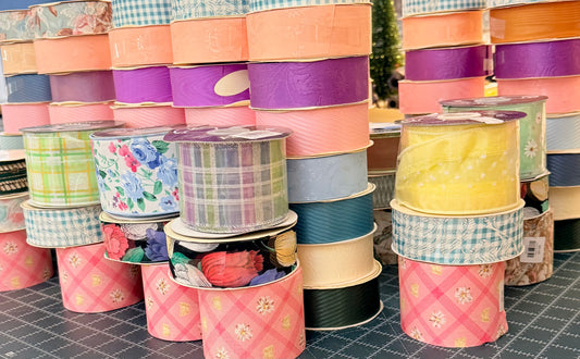 Ribbon Extravaganza Rolls Vintage Gift Wrap Wreath Ribbons