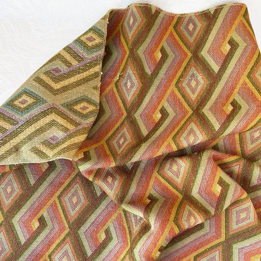 Geometric Tapestry Fabric - Vintage