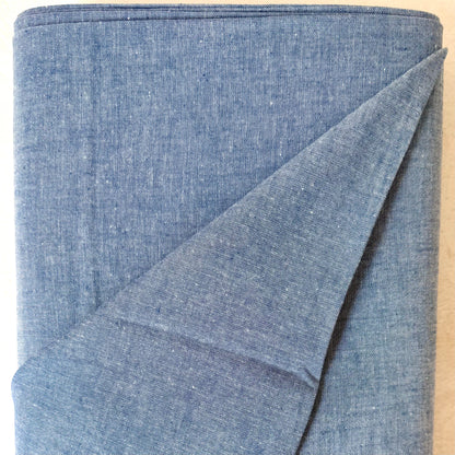 Blue Chambray Fabric - Half Yard
