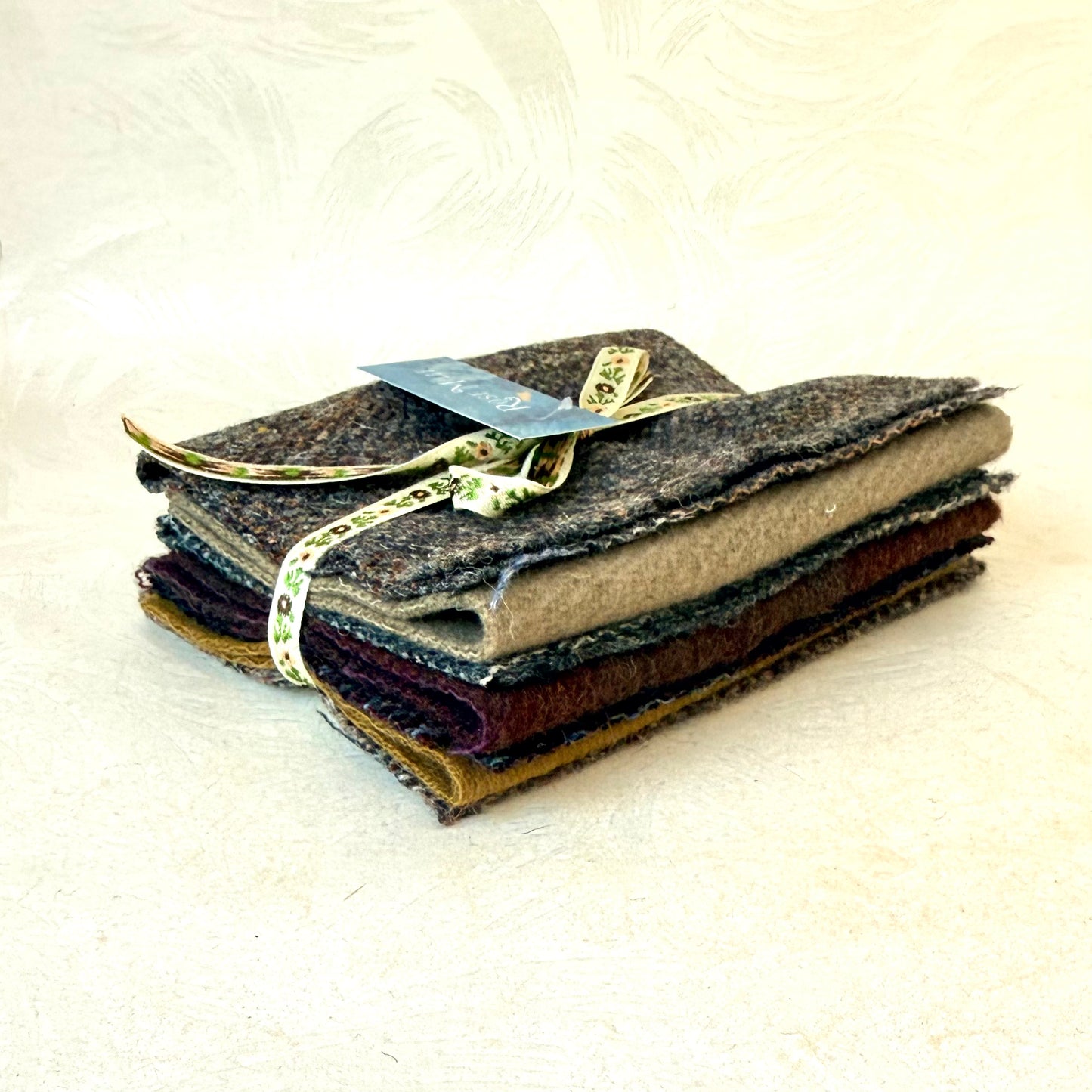 Wool Tweed Fabric Pieces