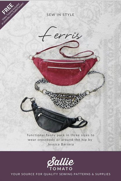 Ferris Fanny Pack Pattern by Sallie Tomato
