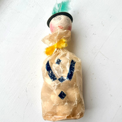 Vintage Spun Cotton Balls Favor Bag