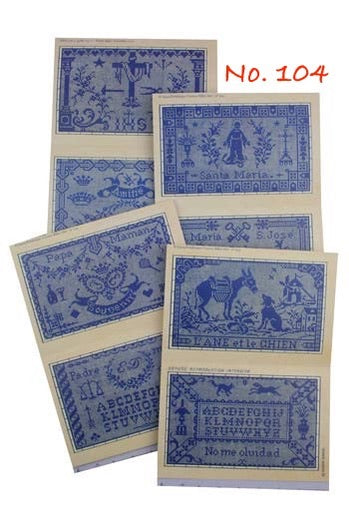 Sajou Cross Stitch Mauve Albums