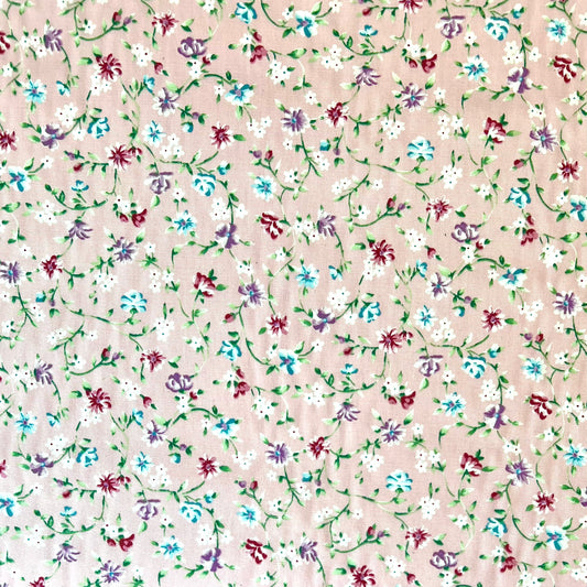 Emday Little Flower Print with Lycra - Half Yard
