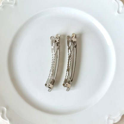 French Barrette Blank - Findings