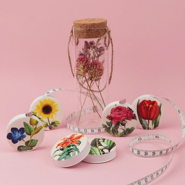 Retractable Tape Measure - Botanical Collection