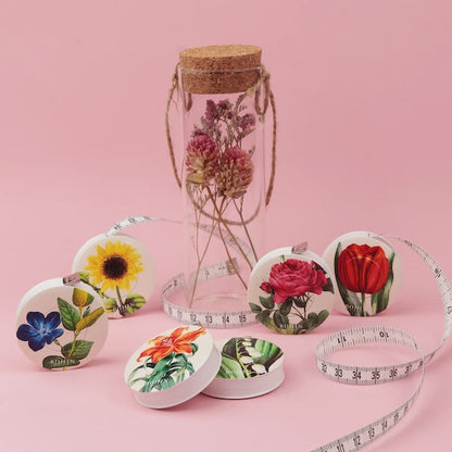 Retractable Tape Measure - Botanical Collection