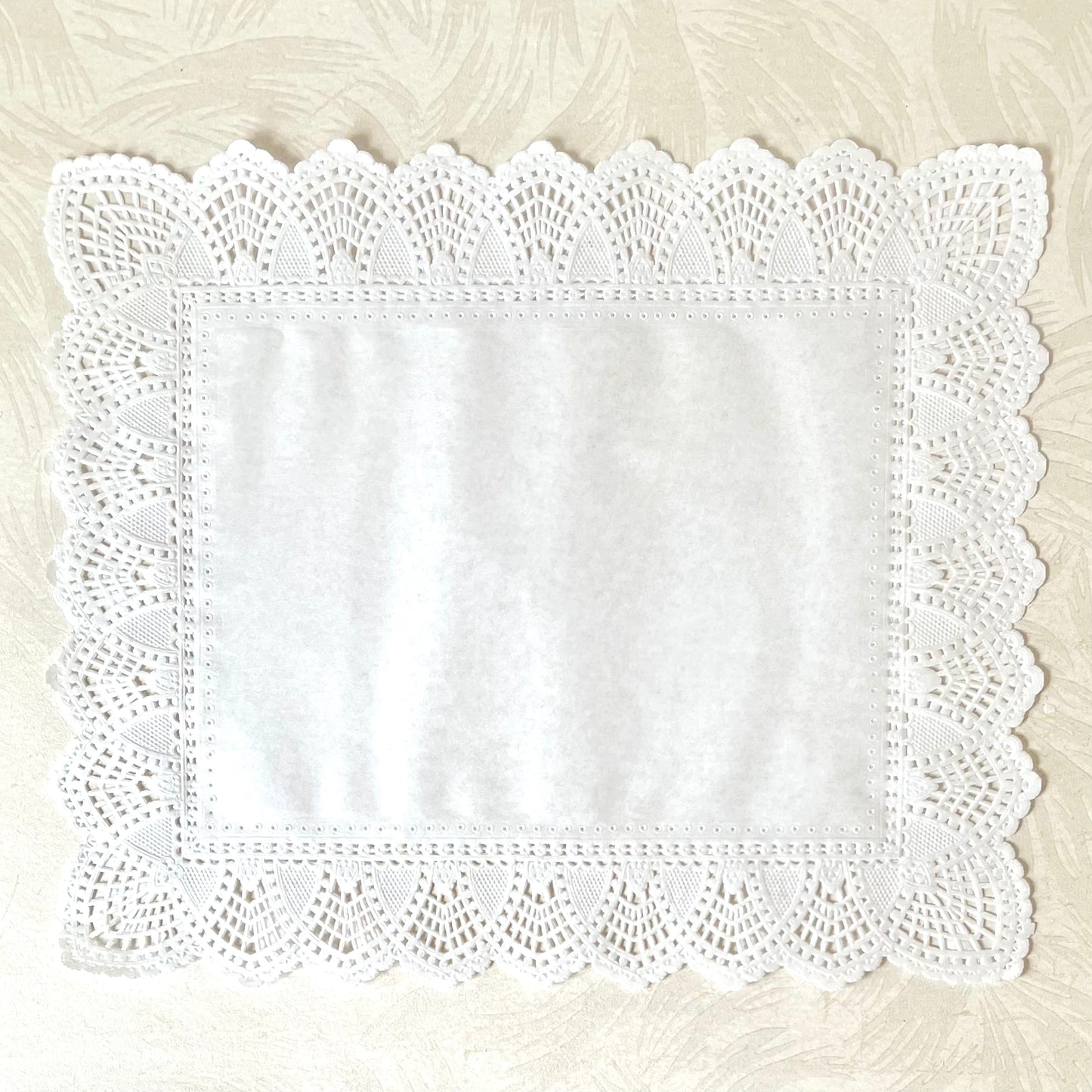 Rectangle Paper Cake Doilies -10
