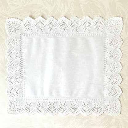 Rectangle Paper Cake Doilies -10