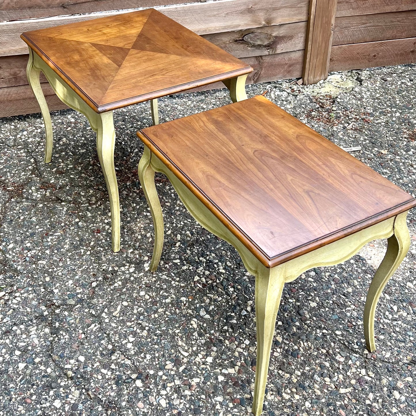 Vintage Drexel Heritage French Nesting Tables