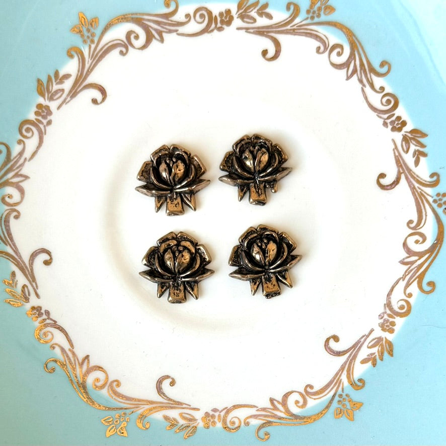 Vintage Metallic Novelty Cabochons