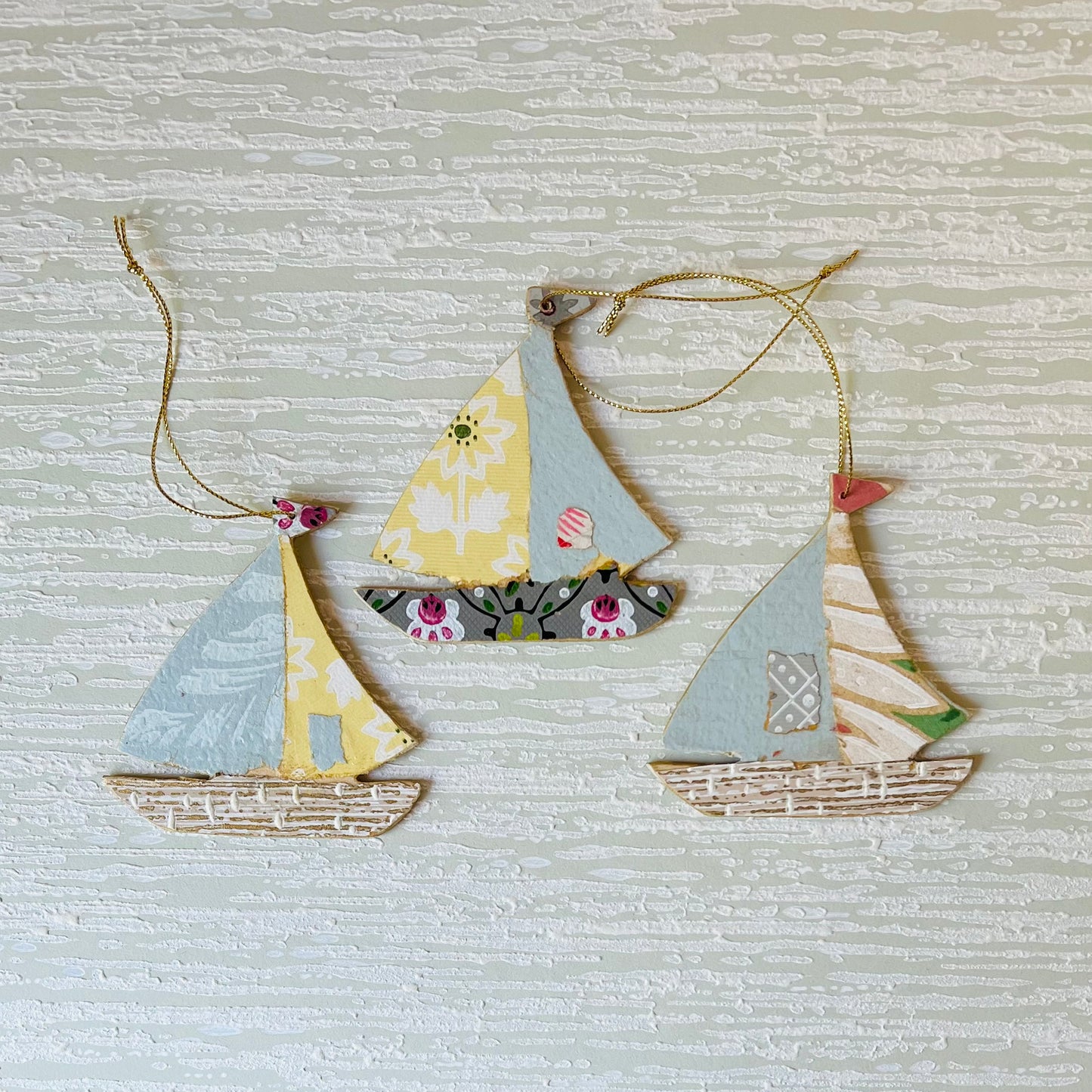 Patchwork Nautical Ornaments