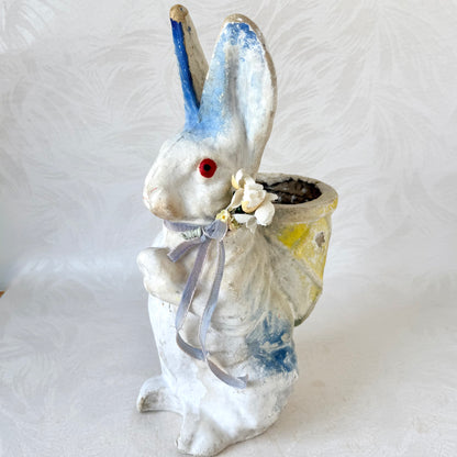 Paper Mache Rabbit Figure - Vintage