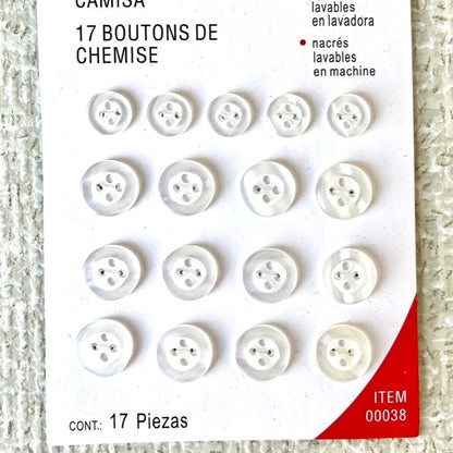 Pearlized Shirt Buttons