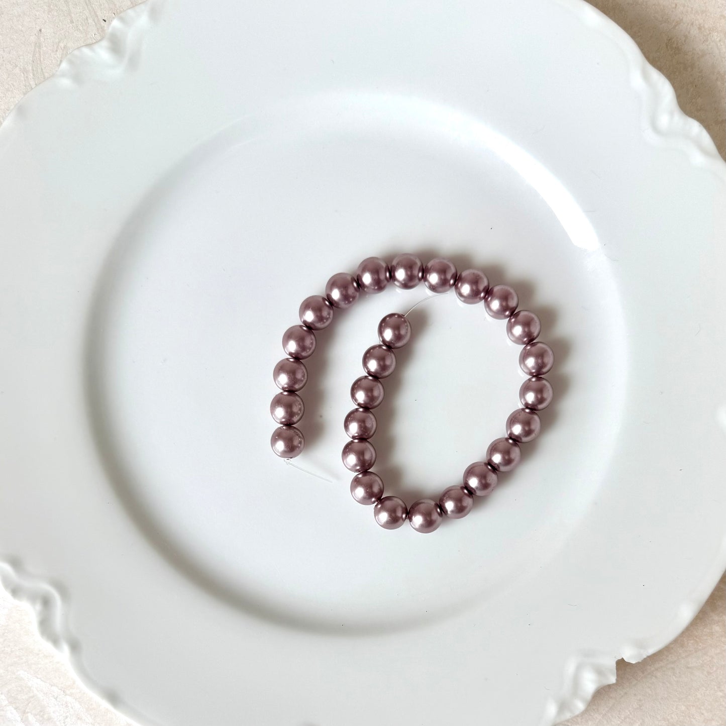 Glass Pearl Beads - 8MM