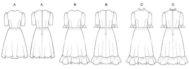 Alexa Frill Dress - by Liberty of London