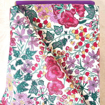 Edna Berry Violet - Liberty of London Cotton Tana Lawn - Half Yard