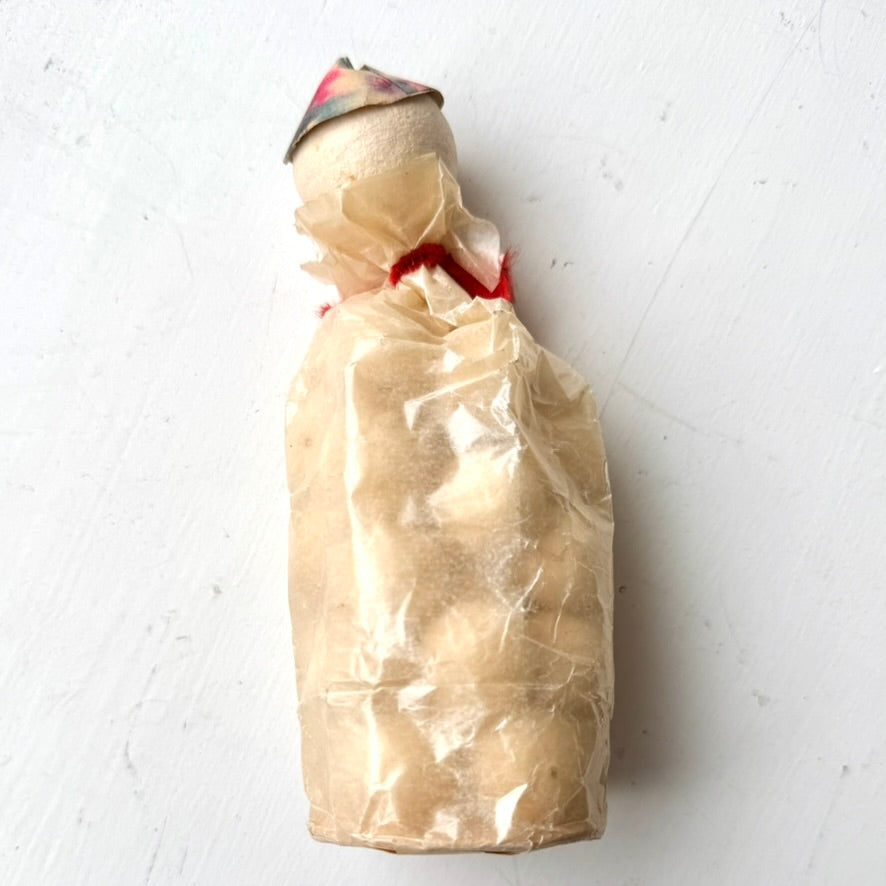 Vintage Spun Cotton Balls Favor Bag