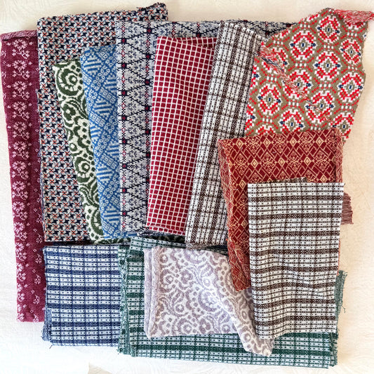 Vintage Knit Fabric Stack - 1970's