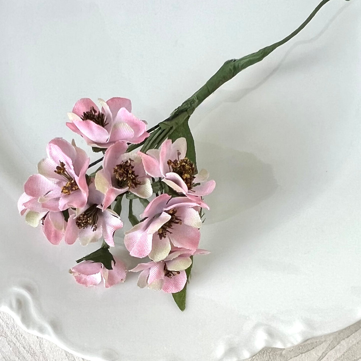 Small Pink Flower Millinery Bunch