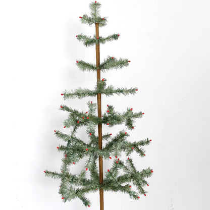 Tabletop Green Feather Christmas Tree