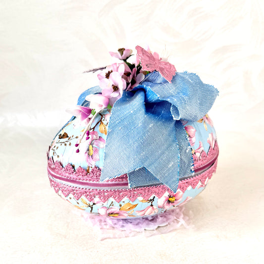 Floral Egg Box - Handmade