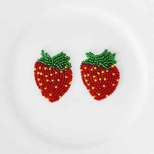 Beaded_Strawberry_Applique