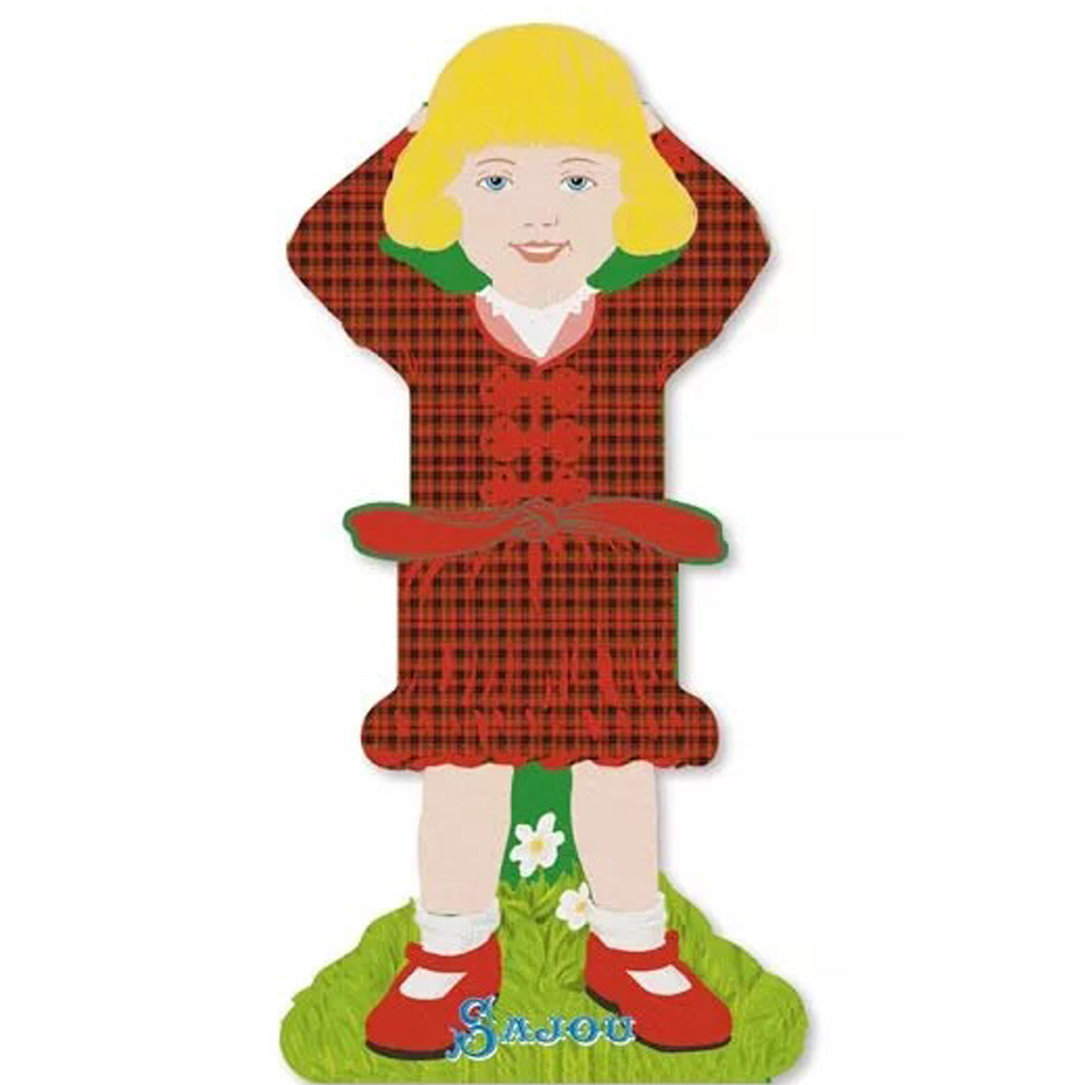 Storage Thread Ribbon Cards - Girls Family 2 - Sajou France