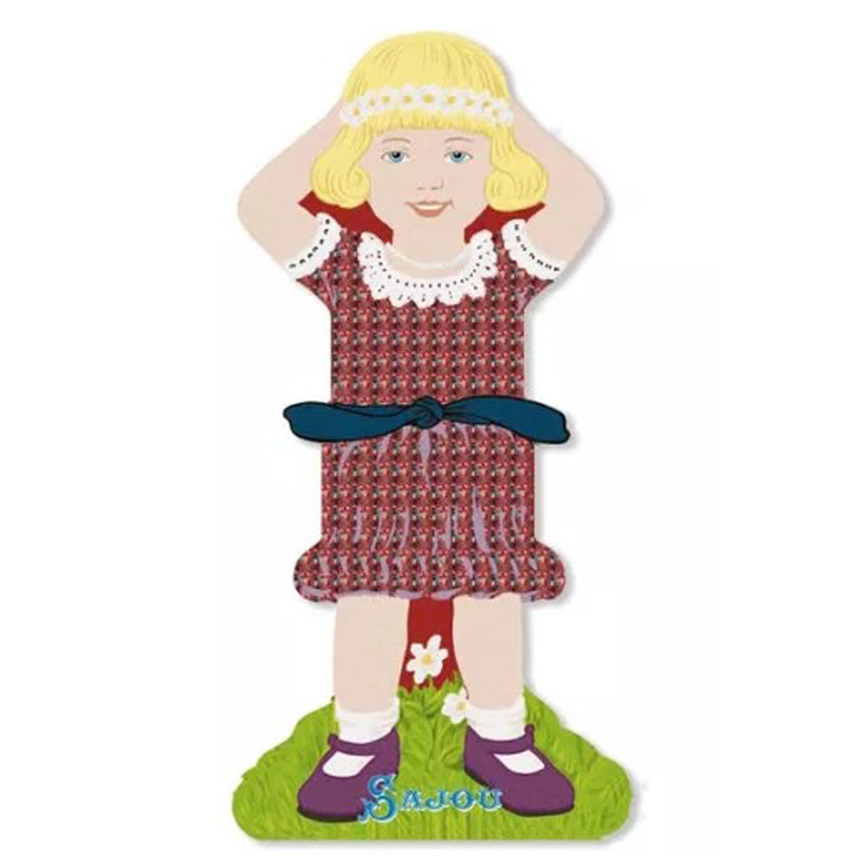 Storage Thread Ribbon Cards - Girls Family 3 - Sajou France