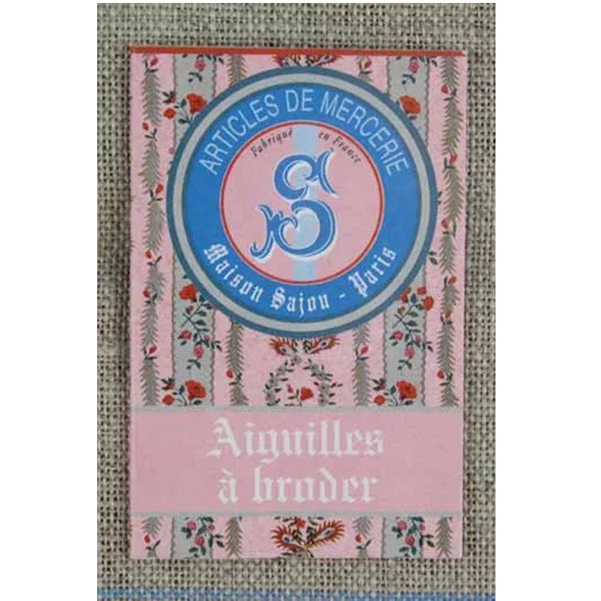 Embroidery Needles Round Point Pink Booklet - Sajou