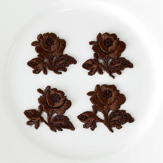 Brown_Lace_Flower_Applique