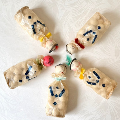 Vintage Spun Cotton Balls Favor Bag